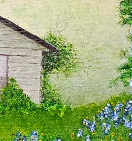 Misty Morning Barn
