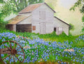 Misty Morning Barn - 12" X 16" Print Only