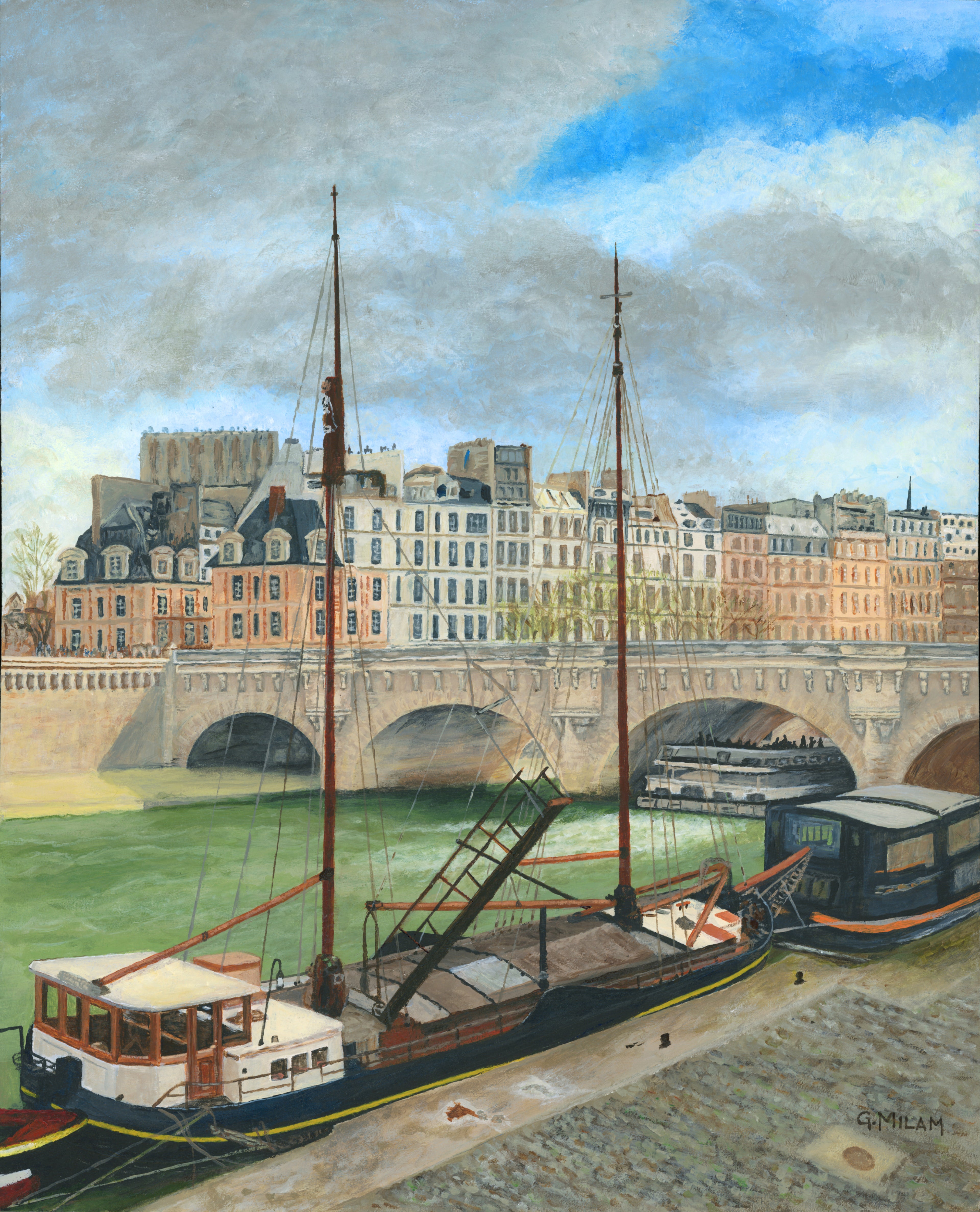 Pont Neuf, Paris - 11" X 14" Print Only