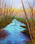 Winter Creek - 11" X 14" Print Only